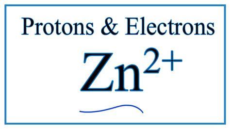 How to find Protons & Electrons for the Zn 2+ (Zinc ion).